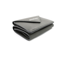 Balenciaga Portafoglio Pelle Grigia