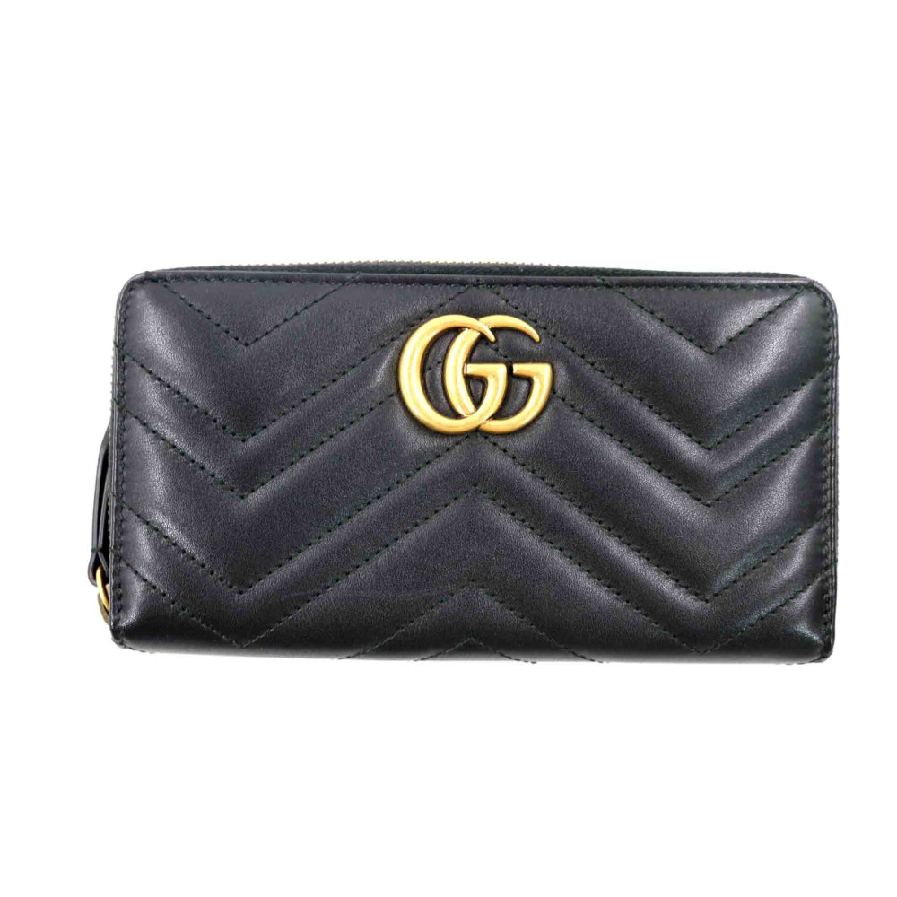 Gucci Portafoglio Marmont Pelle Nera