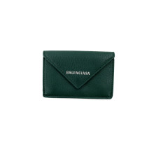 Balenciaga Portafoglio Pelle Verde