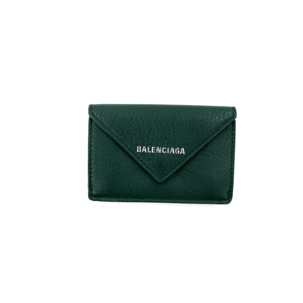 Balenciaga Portafoglio Pelle Verde