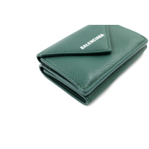 Balenciaga Portafoglio Pelle Verde