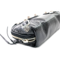 Balenciaga Busta Mini Pelle Nera