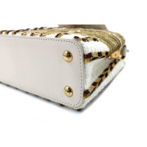 Louis Vuitton Capucines Pelle e Paillettes Bianco