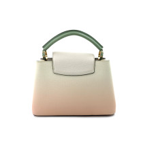 Louis Vuitton Capucines Pelle Rosa, Bianco e Verde