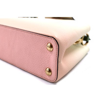 Louis Vuitton Capucines Pelle Rosa, Bianco e Verde
