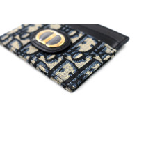 Dior Portacarte Tela Blu