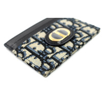 Dior Portacarte Tela Blu