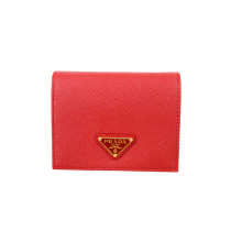 Prada Portafoglio Pelle Rossa