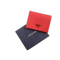 Prada Portafoglio Pelle Rossa
