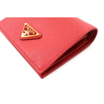Prada Portafoglio Pelle Rossa