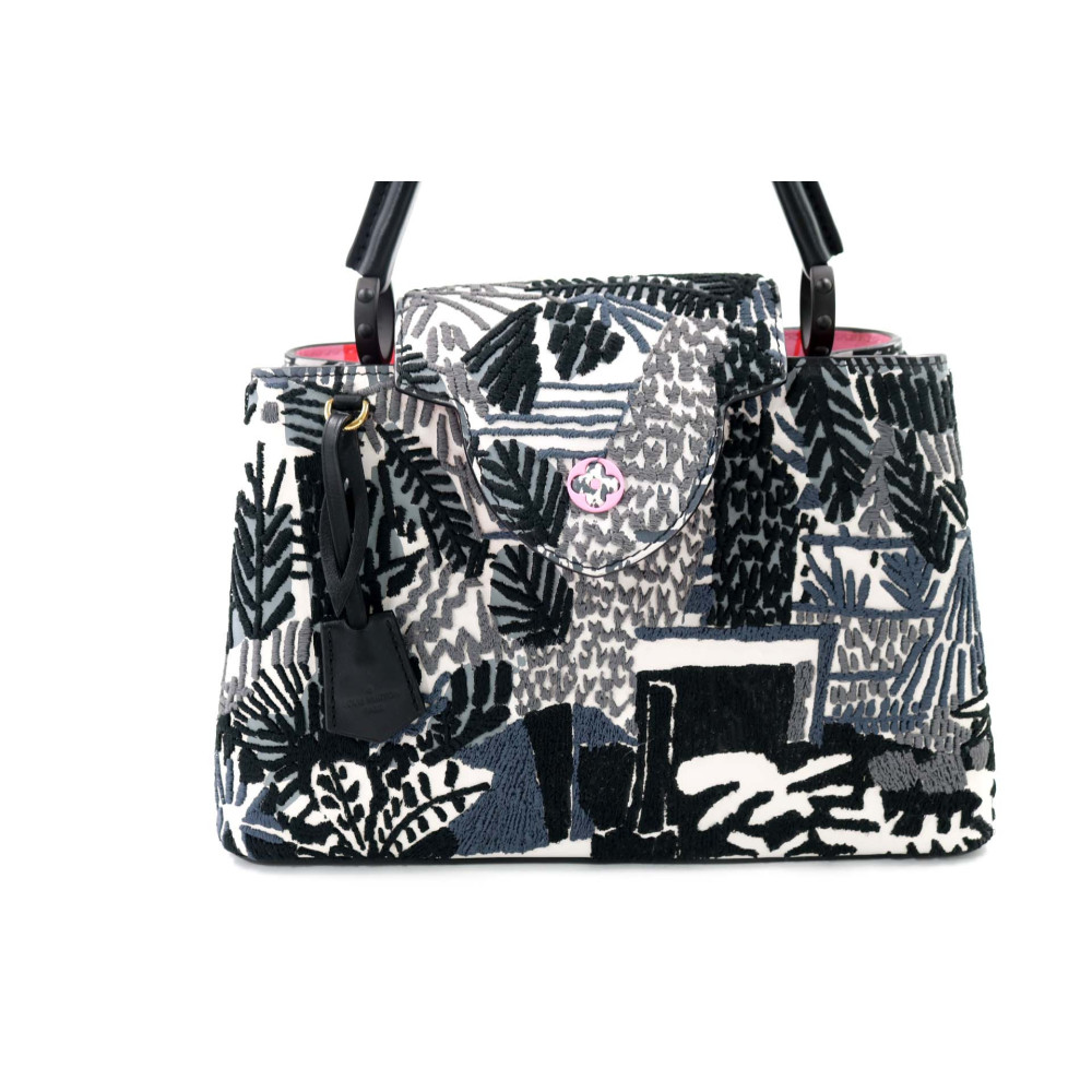 Louis Vuitton ArtyCapucines Jonas Wood Tessuto Multicolor