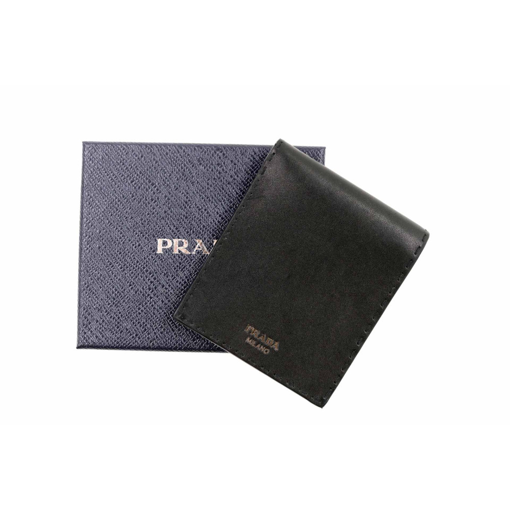 Prada Portafoglio Pelle Nera