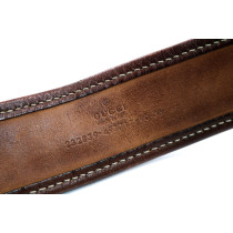 Gucci Cintura Vintage Tessuto Beige