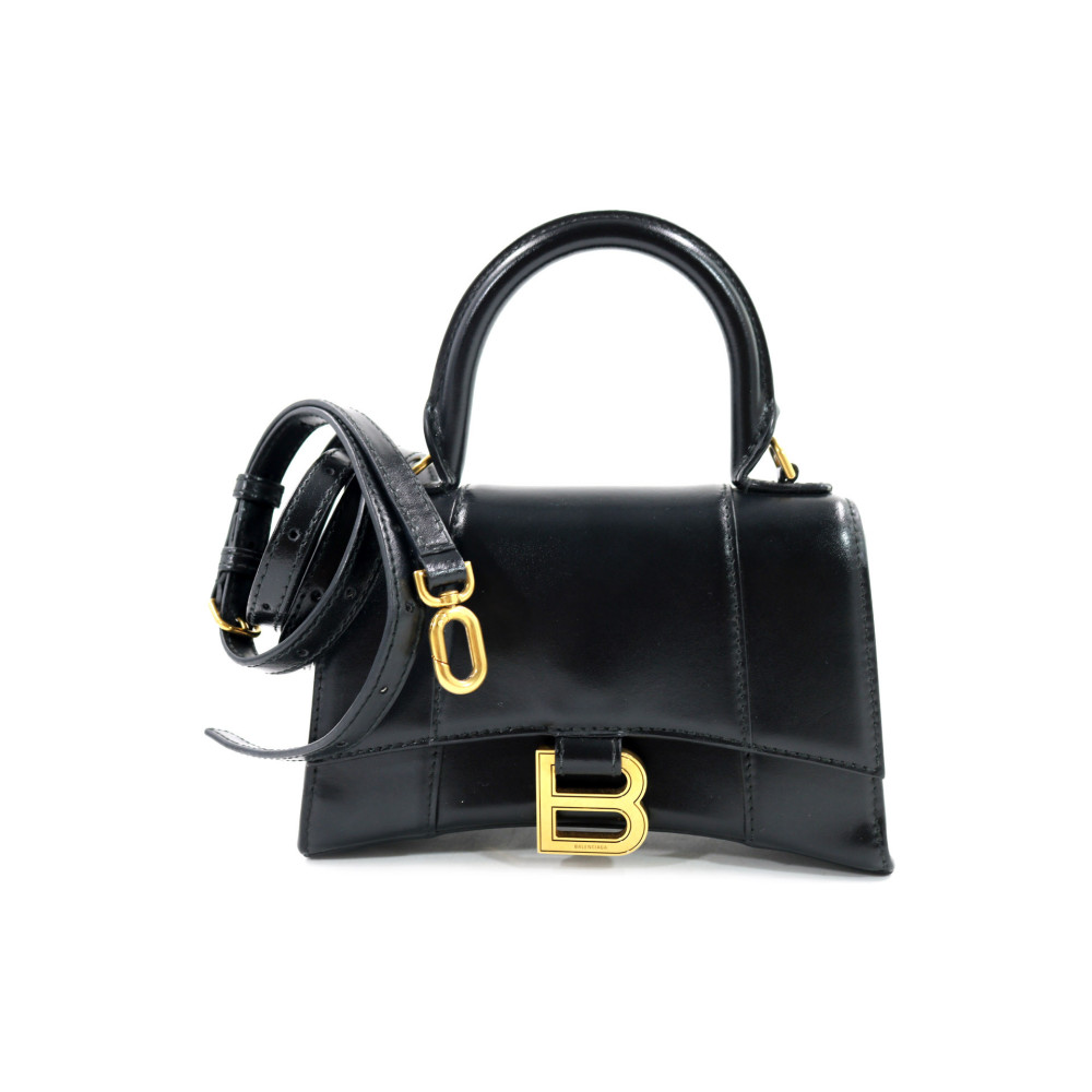 Balenciaga HourGlass XS Pelle Nera