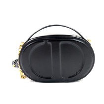 Dior Signature Oval Camera Bag Pelle Nera