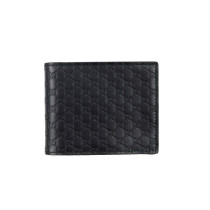Gucci Portafoglio Pelle Microguccissima Nera