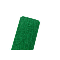 Louis Vuitton Cintura Initiales Reversibile Tela Verde
