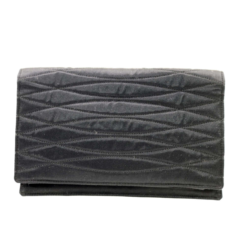 Chanel Pochette Raso Nero