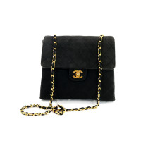 Chanel Pochette Pelle Scamosciata Nera