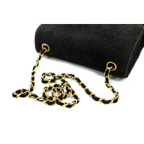Chanel Pochette Pelle Scamosciata Nera
