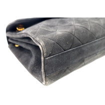 Chanel Pochette Pelle Scamosciata Nera