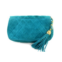 Chanel Pochette Pelle Scamosciata Verde