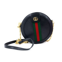 Gucci Round Pelle Nera