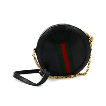 Gucci Round Pelle Nera