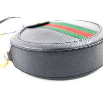 Gucci Round Pelle Nera