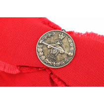 Gucci Spilla Tessuto Rosso e Strass