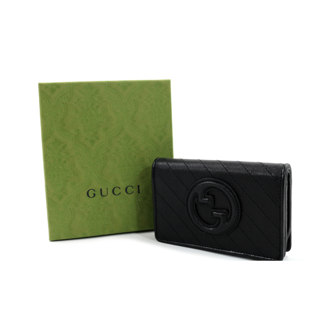 Gucci Portafoglio Blondie Pelle Nera