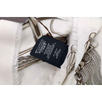 Gucci Sciarpa Lana Beige e Marrone