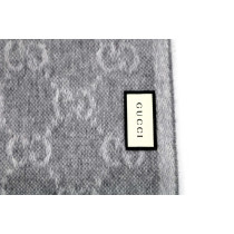 Gucci Sciarpa Lana e Angora Grigia
