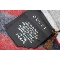 Gucci Sciarpa Lana e Angora Grigia