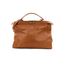 Fendi Peekaboo Pelle Cognac