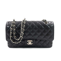 Chanel 11.12 Medium Pelle Caviar Nera
