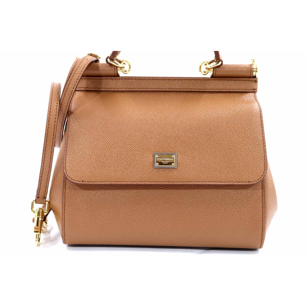 Dolce & Gabbana Sicily Small Pelle Cammello