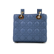 Dior Lady Small Pelle Grigio Blu