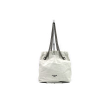 Balenciaga Crush Tote Pelle Bianca