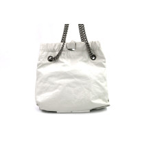 Balenciaga Crush Tote Pelle Bianca