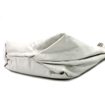 Balenciaga Crush Tote Pelle Bianca