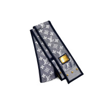 Louis Vuitton Bandeau Seta Blu Grigio