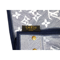 Louis Vuitton Bandeau Seta Blu Grigio