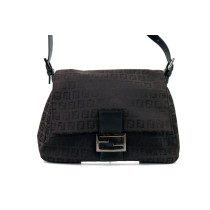 Fendi Mama Baguette Zucca Nera