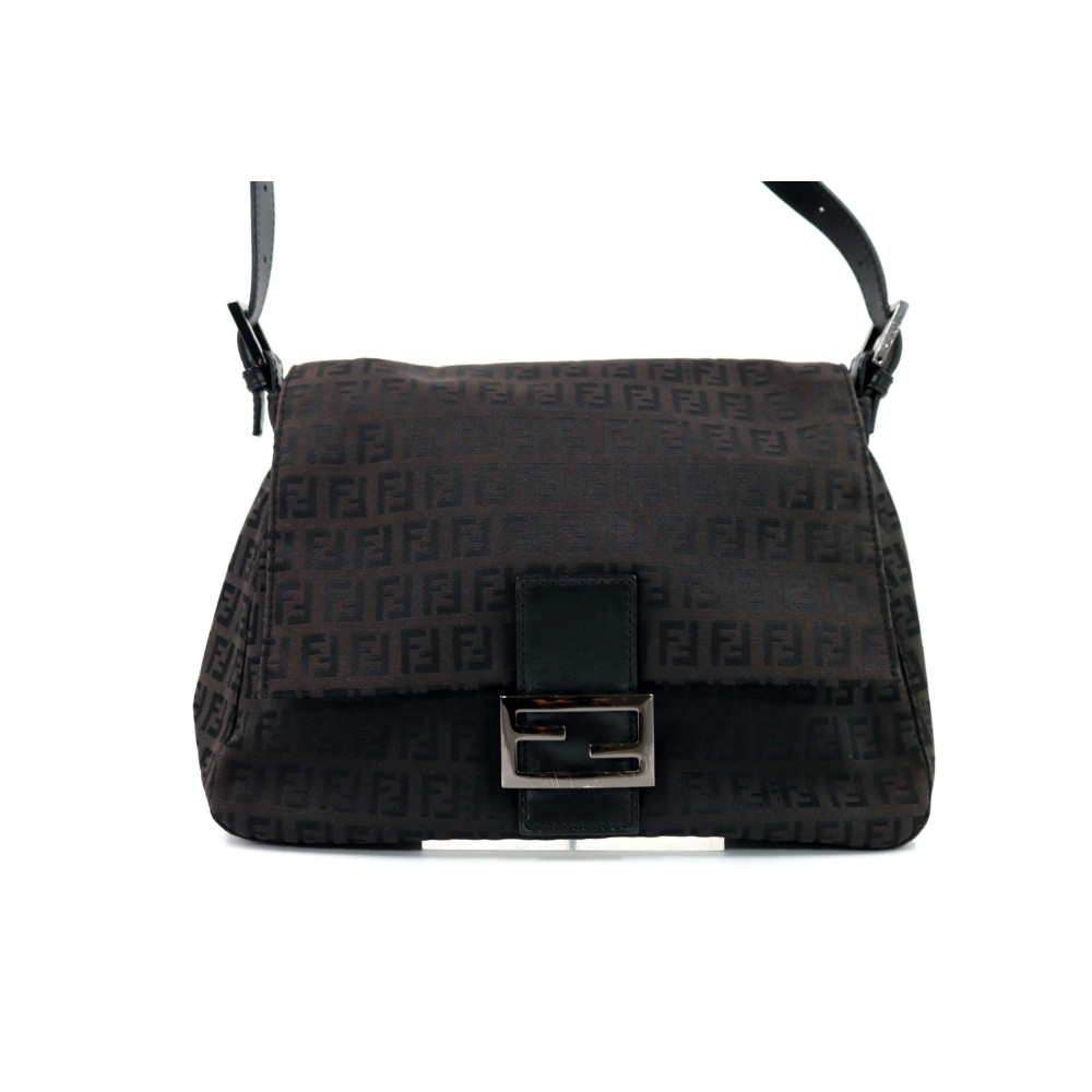 Fendi Mama Baguette Zucca Nera