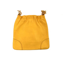 Prada Hobo Pelle Vitello e Daino Gialla