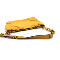Prada Hobo Pelle Vitello e Daino Gialla