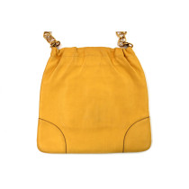 Prada Hobo Pelle Vitello e Daino Gialla