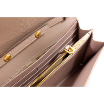 Prada Portafoglio Woc Pelle Beige