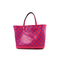 Gucci Tote Tennis Tela Fucsia e Blu